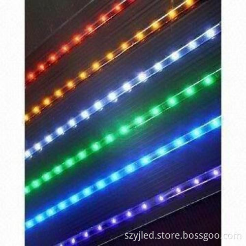 Flexible LED Strip, 3528, Water-resistant, with 2.4W Power Dissipation and 12/24V